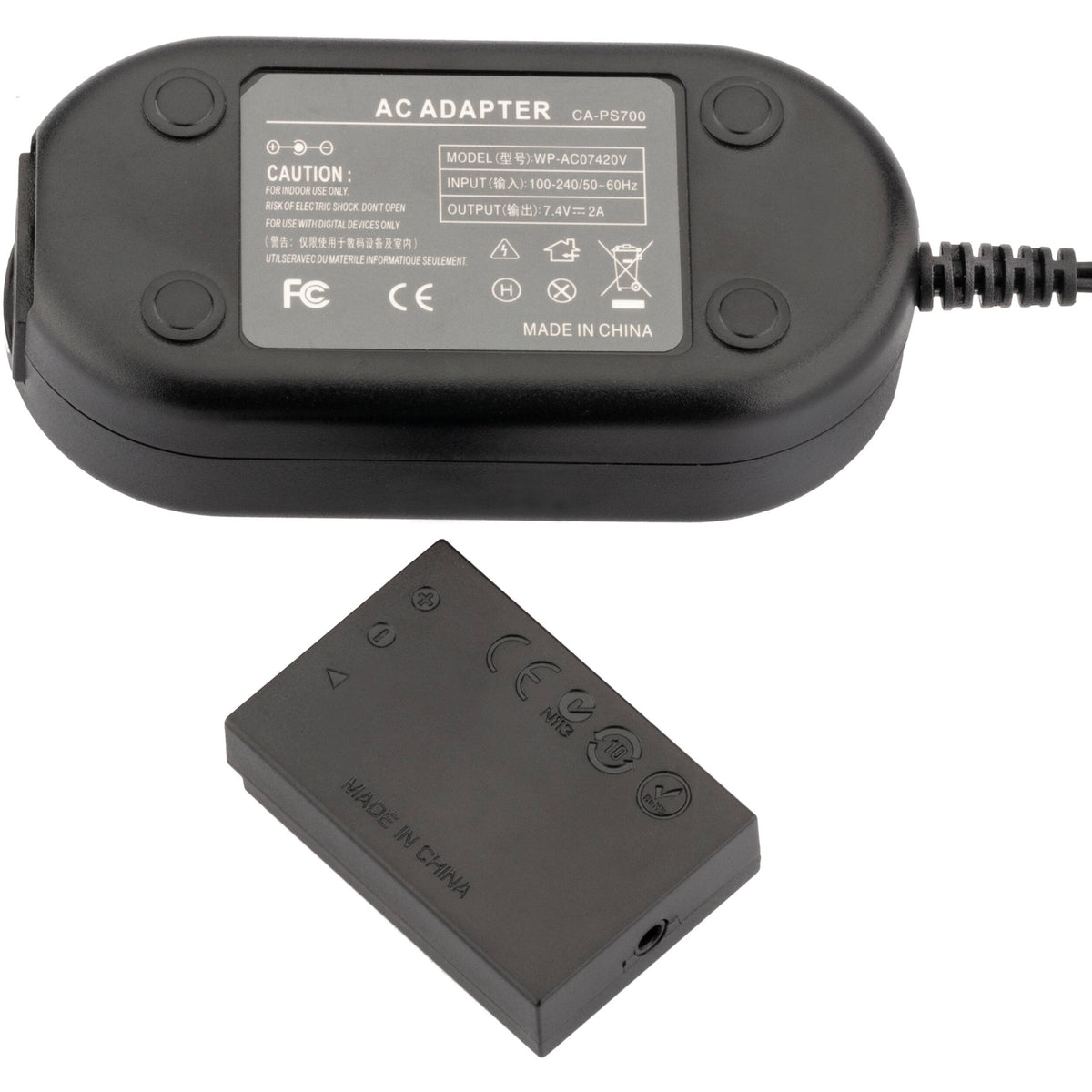 Adaptador de Corriente Watson CBA-C4 - vista trasera