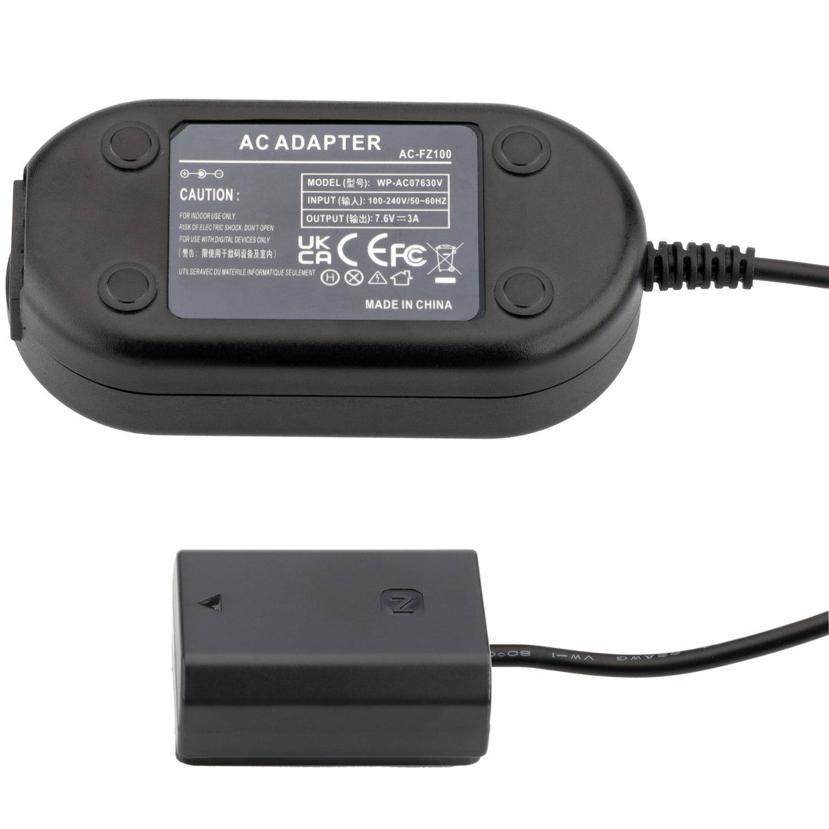 Adaptador de Corriente Watson CBA-S2 - vista trasera