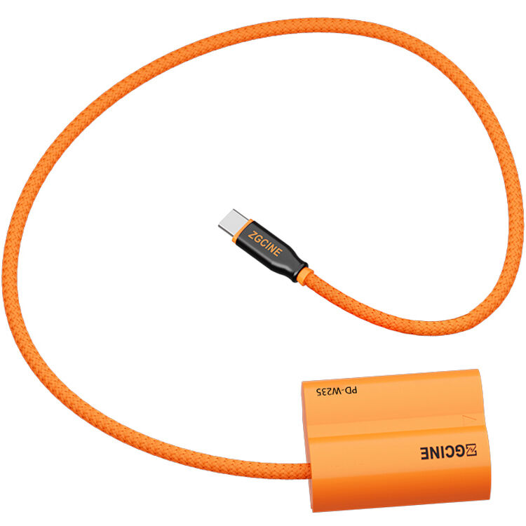 Adaptador de Corriente ZGCINE USB-C to NP-W235 Braided Dummy Cable (23.6") - vista principal