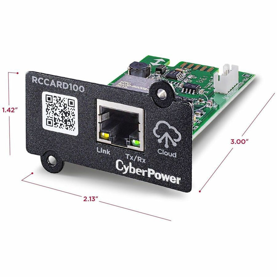 Adaptador de Red CyberPower RCCARD100 CyberPower Cloud Monitoring Card - vista 5