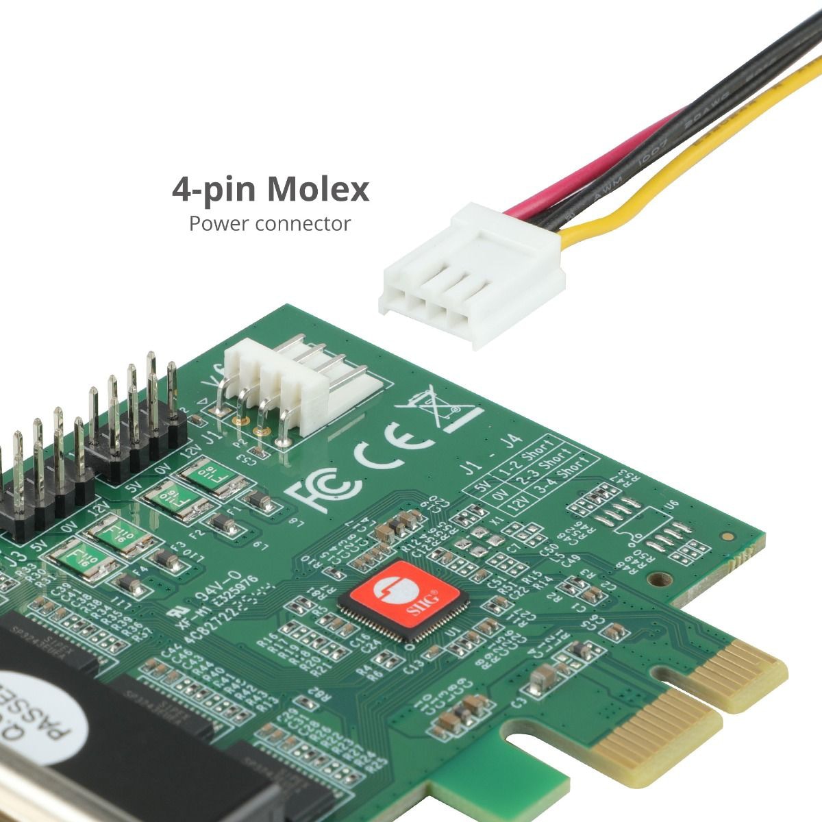 Adaptador de Red SIIG DP Cyber 4S - vista 3
