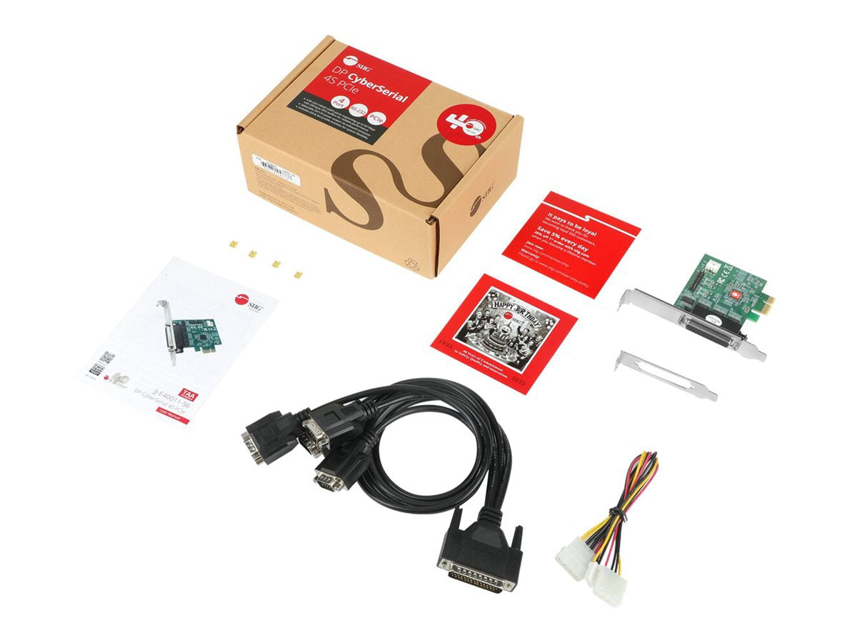 Adaptador de Red SIIG DP Cyber 4S - vista 4