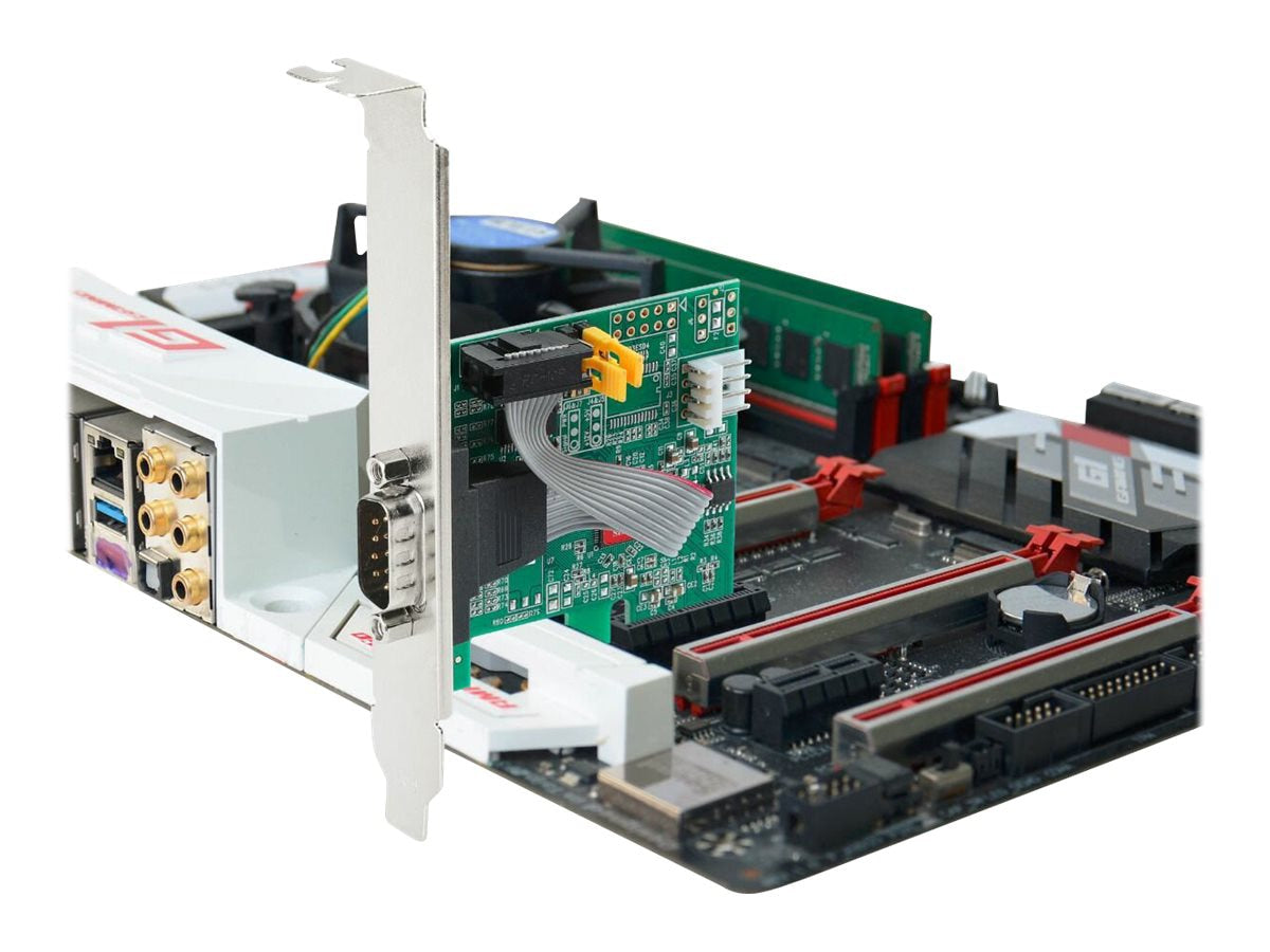 Adaptador de Red SIIG DP Cyber RS-232 1S PCIe Card - vista 2