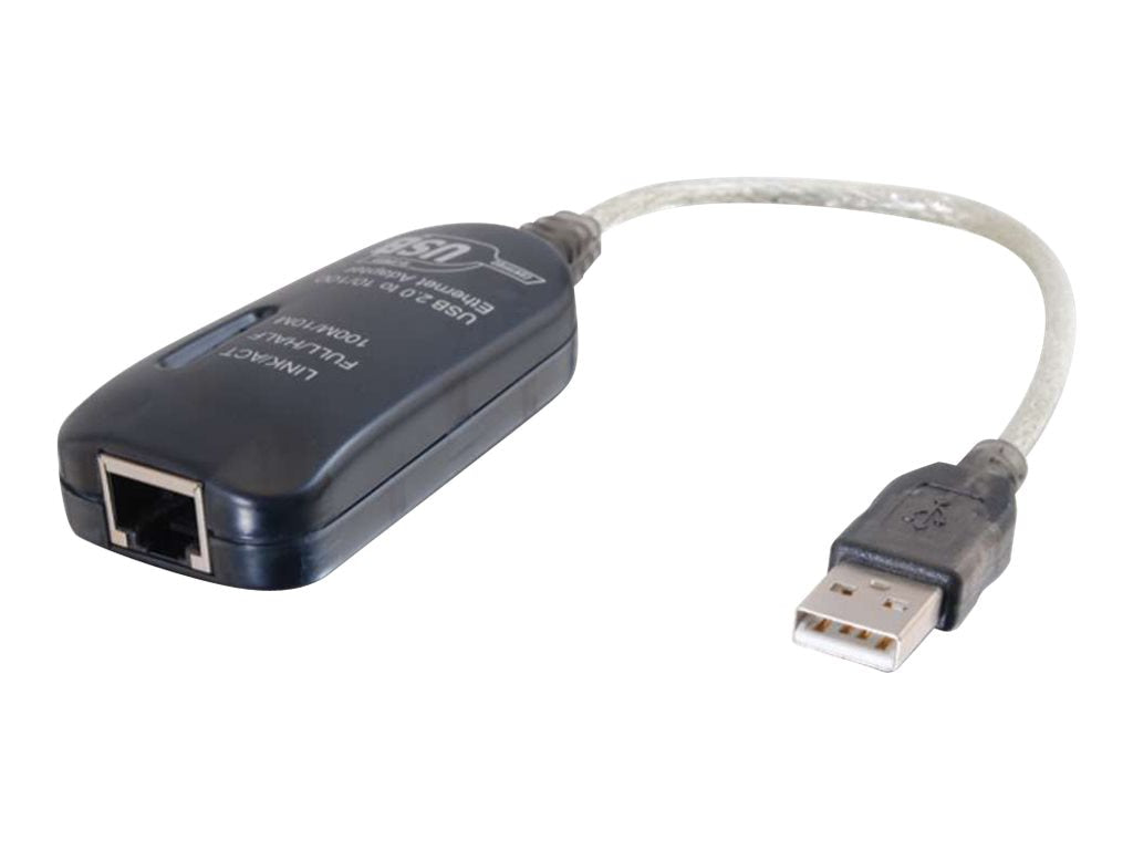 Adaptador WiFi Red C2G 7.5in USB to Ethernet Adapter - vista 1
