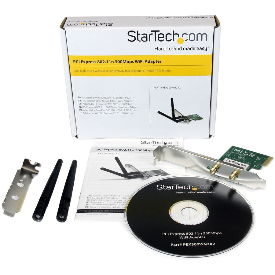 Adaptador WiFi Red StarTech.com StarTech PCI Express Wireless N Adapter - vista 6