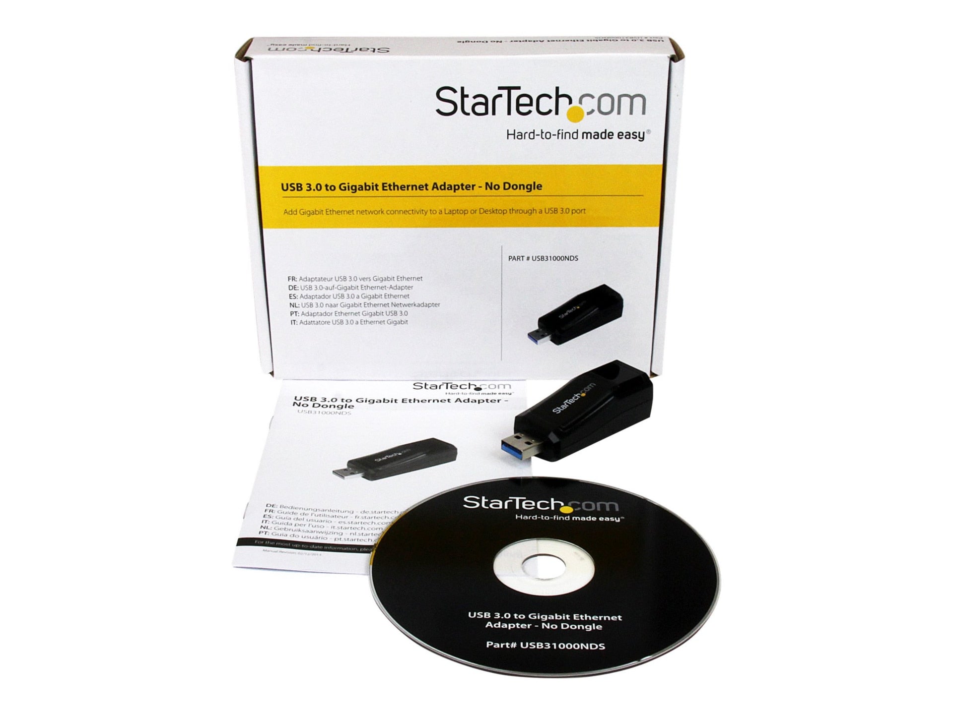 Adaptador WiFi Red StarTech.com StarTech USB 3.0 to Gigabit Ethernet NIC - vista 2