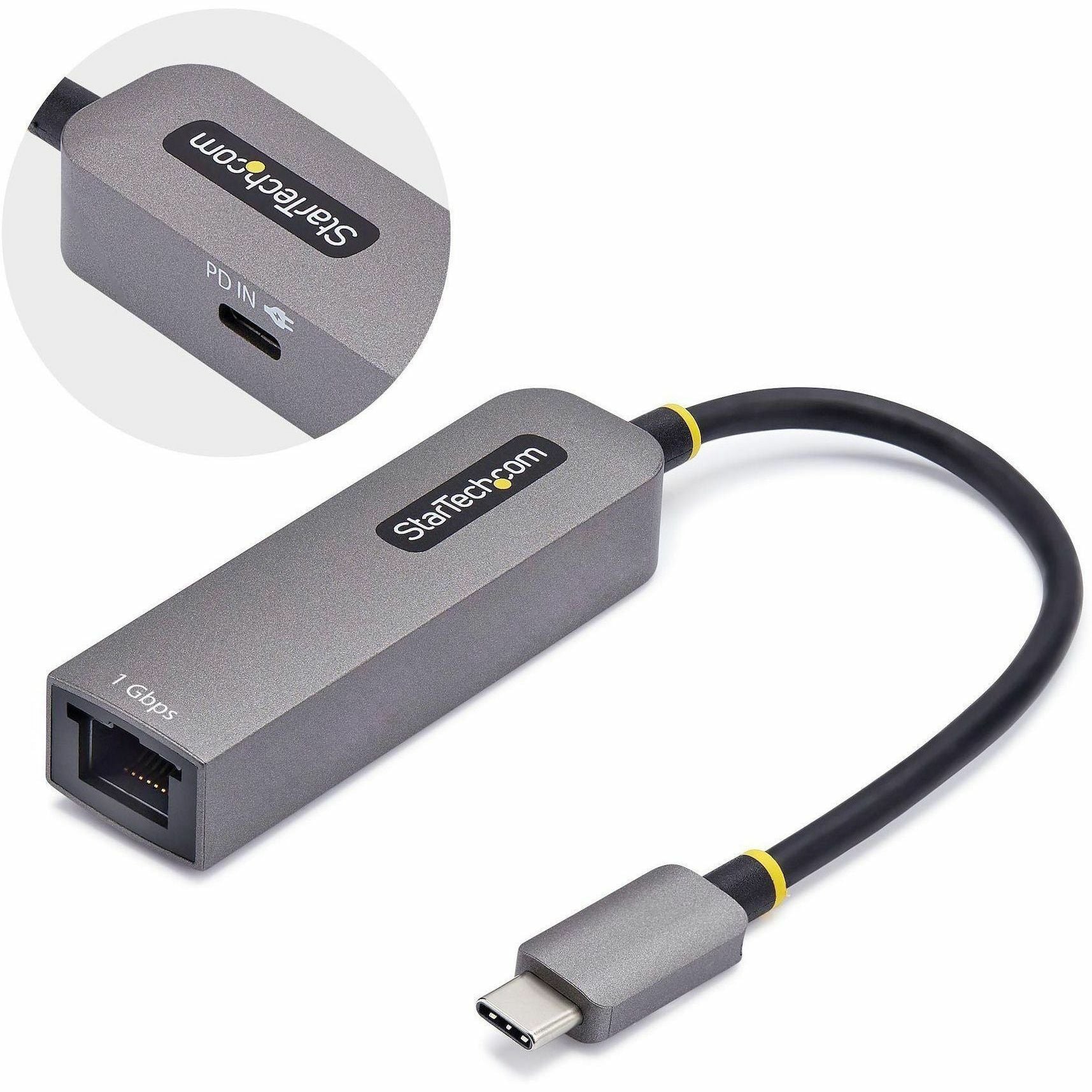 Adaptador WiFi Red StarTech.com StarTech USB-C to Ethernet Adapter - vista 1