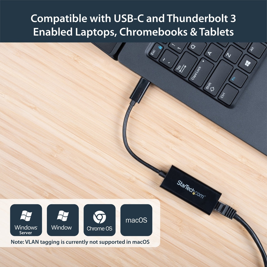 Adaptador WiFi Red StarTech.com StarTech USB C to Gigabit Ethernet Adapter - vista 6