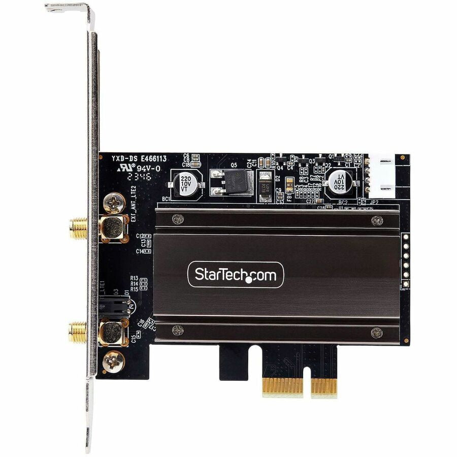 Adaptador WiFi Red StarTech.com StarTech Wi-Fi 6E PCIe Network Card - vista 3