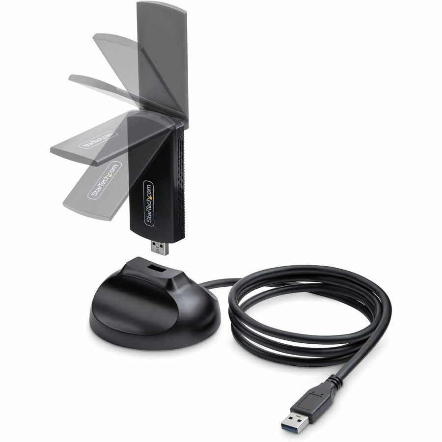 Adaptador WiFi Red StarTech.com StarTech Wi-Fi 6E USB Adapter/Dongle - vista 2