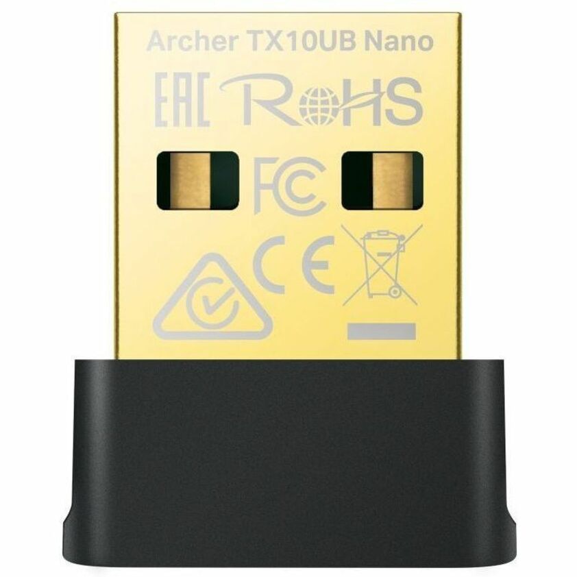 Adaptador WiFi Red TP-Link Archer TX10UB Nano IEEE 802.11 a/b/g/n/ac/ax Bluetooth 5.3 Dual Band Wi-Fi/Bluetoot - vista 1