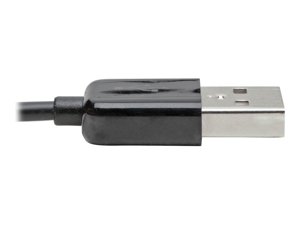 Adaptador WiFi Red Tripp Eaton Tripp Lite Series USB 2.0 Hi-Speed to Gigabit Ethernet NIC Network Adapter Blac - vista 6
