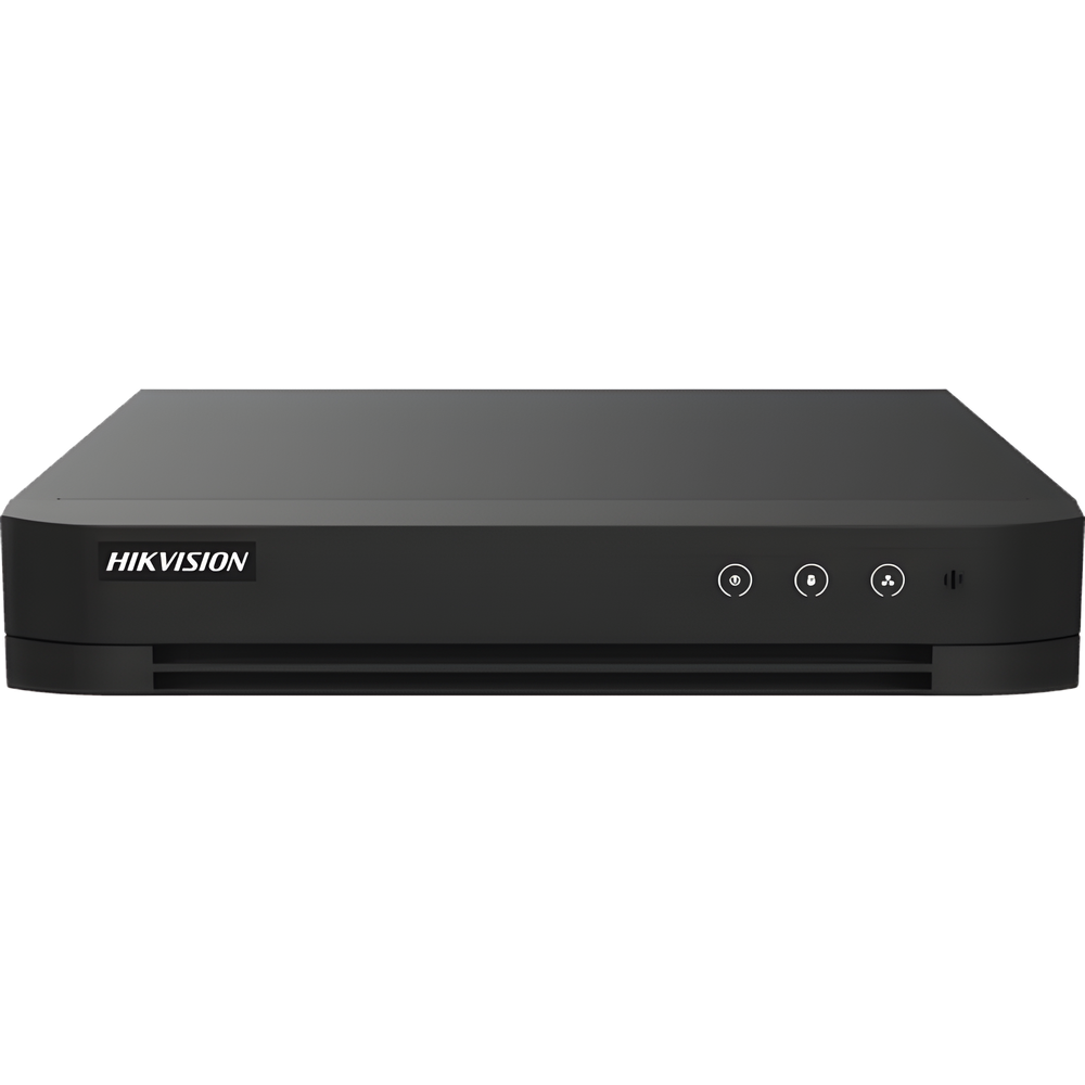 DVR Hikvision - 2 Megapixel (1080p) Lite - Acusense Lite (Evita Falsas Alarmas) - Audio por Coaxitron - 1 Bahia de Disco