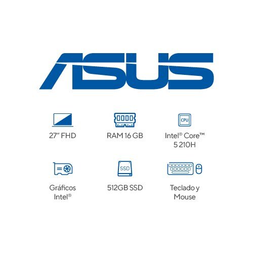 All in One ASUS V470VAK, 27" Full HD, Intel Core 5 210H, 16 GB DDR5, 512 GB SSD - imagen 7