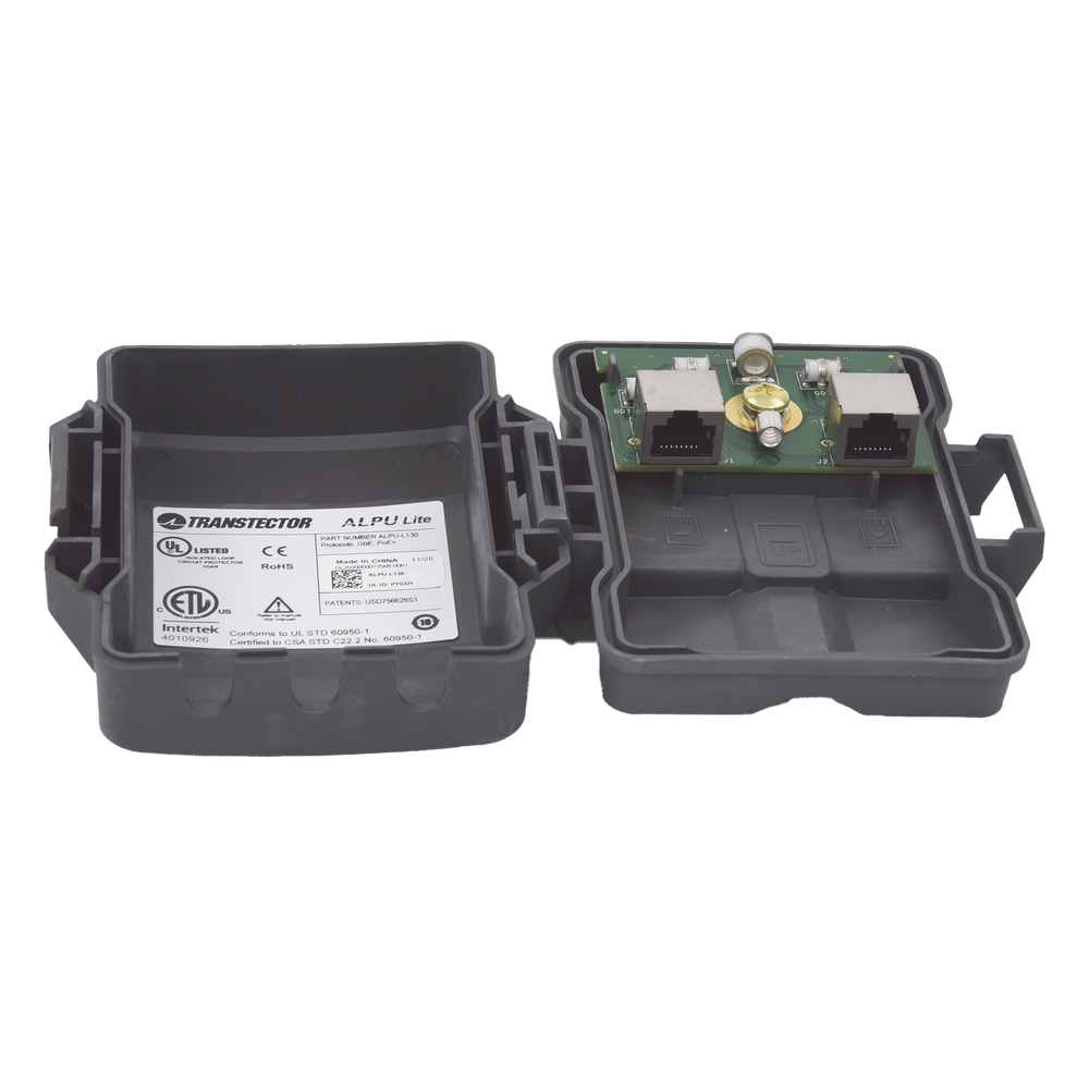 Protector PoE Contra Descargas Atmosféricas Ideal Transtector ALPU-L130