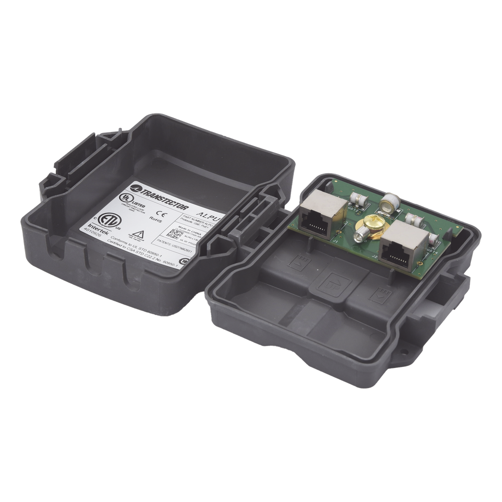 Protector PoE Contra Descargas Atmosféricas Ideal Transtector ALPU-L130