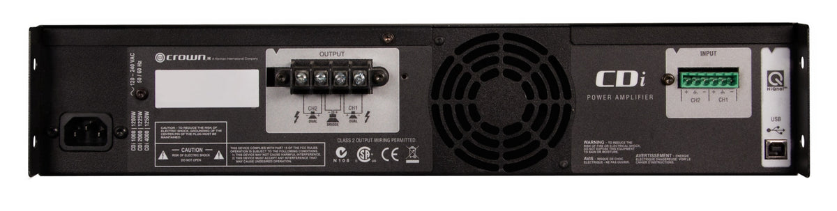 Amplificador Crown CDi 4000 - vista 2
