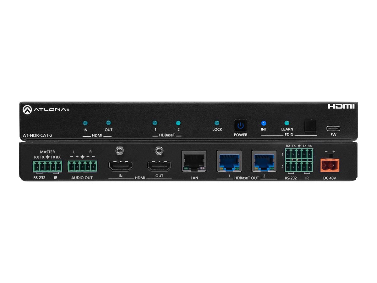 Amplificador-Grabadora Atlona AT-HDR-CAT-2 distribution amplifier - vista 1