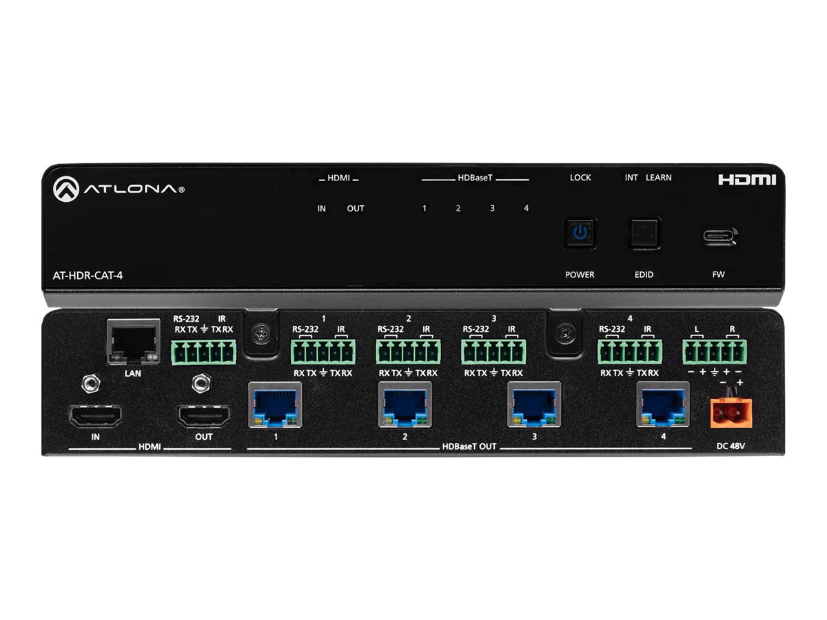 Amplificador-Grabadora Atlona AT-HDR-CAT-4 distribution amplifier - vista 1