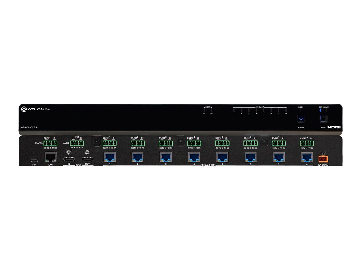 Amplificador-Grabadora Atlona AT-HDR-CAT-8 distribution amplifier - vista 1