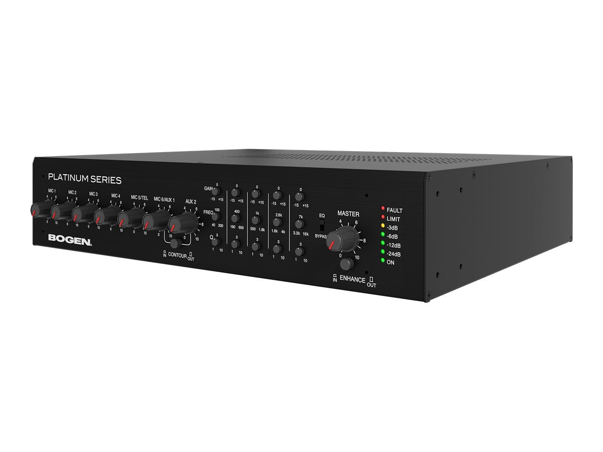 Amplificador-Grabadora Bogen 240W Platinum Series 8-Ohm/70V Amplifier (PS240-G2) - vista 1