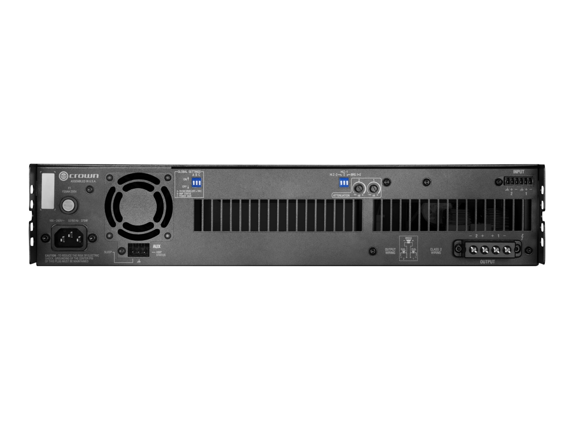 Amplificador-Grabadora Crown DriveCore Install Analog Series DCi 2|300 - vista 2
