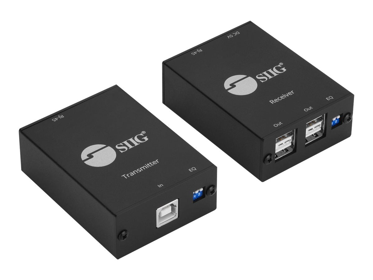 Amplificador-Grabadora SIIG 4-Port USB 2.0 Extender (Transmitter & Receiver) - vista 1