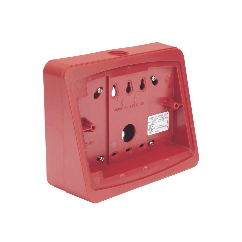 Caja de montaje en color rojo Fire-Lite ANN-SB80KIT-R