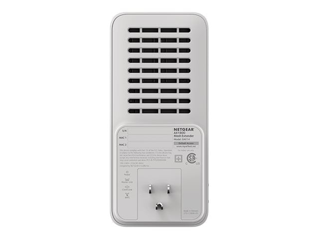 Antena Netgear EAX12 Dual Band 802.11ax 1.60 Gbit/s Wireless Range Extender - vista 6