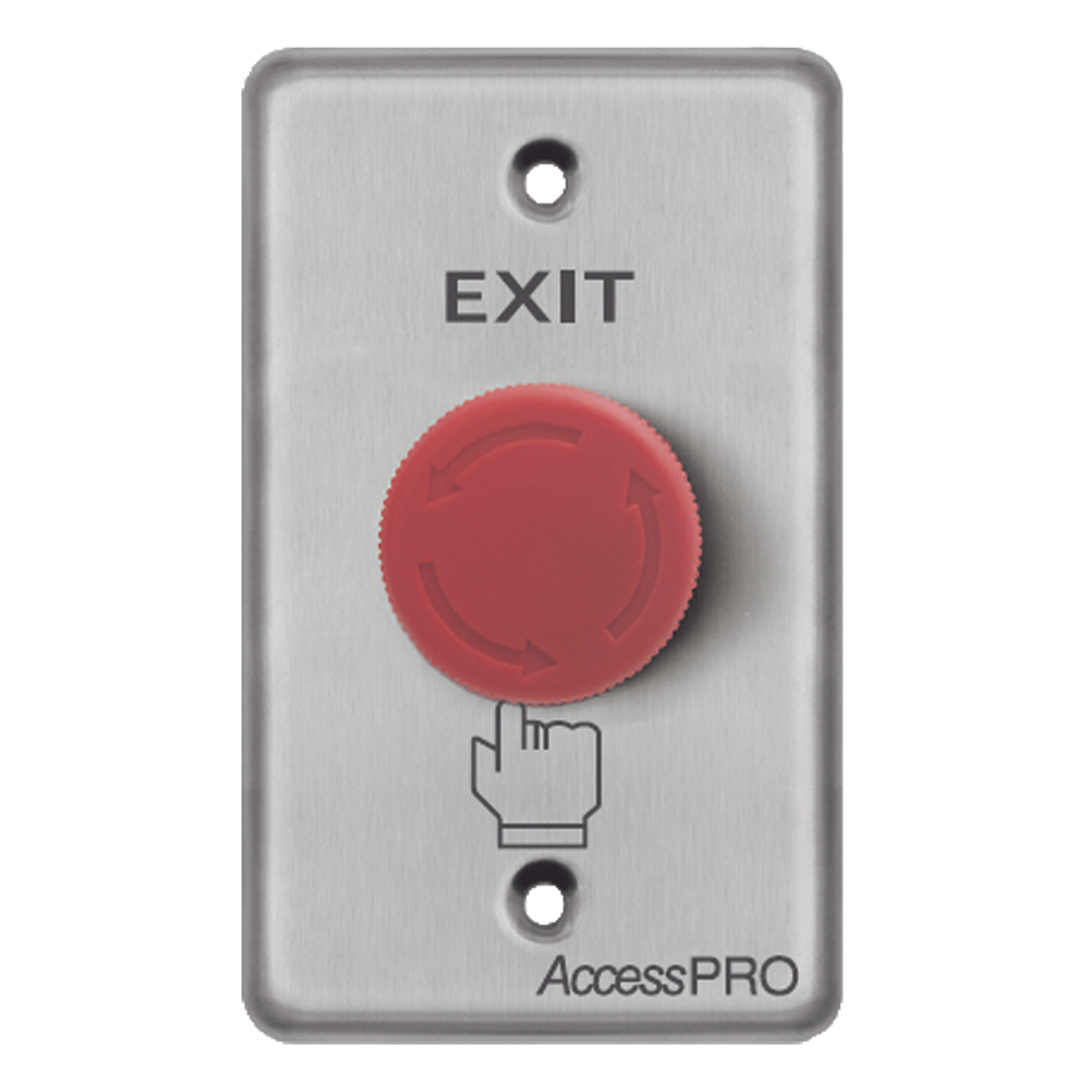 Botón de Paro de Emergencia AccessPRO APBSEMC Rojo
