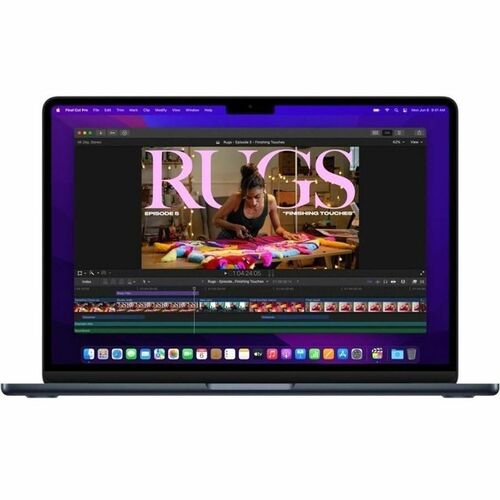 Apple • 13-inch MacBook Air: Apple M5 chip with 10-core CPU and 8-core GPU, 16GB, 512GB SSD - Midnight - imagen 10