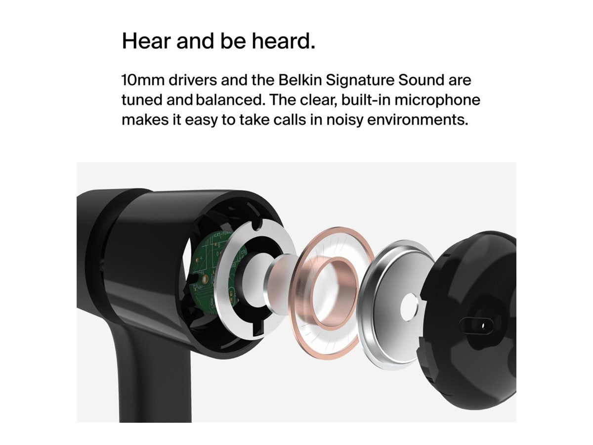 Audífonos True Wireless Belkin SoundForm Wired Earbuds - vista 4
