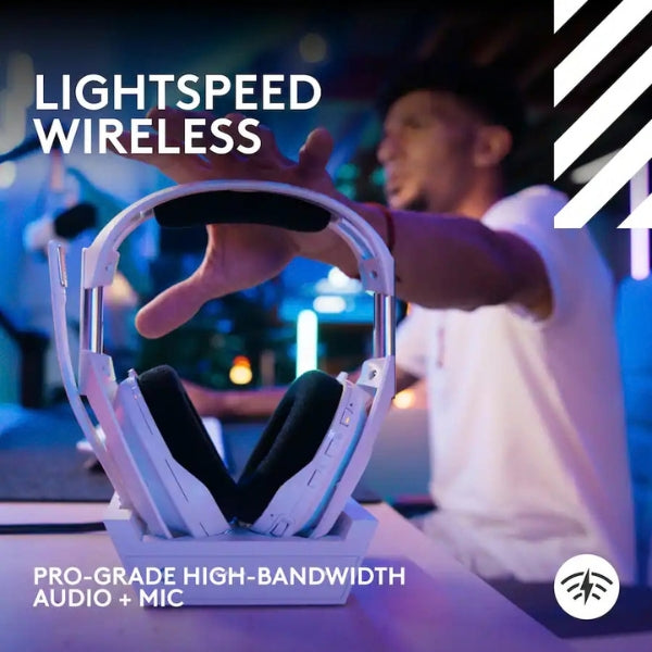 audifonos-gaming-logitech-astro-a50-x-lightspeed-inalambricos-playsync-con-estacion-base-blanco