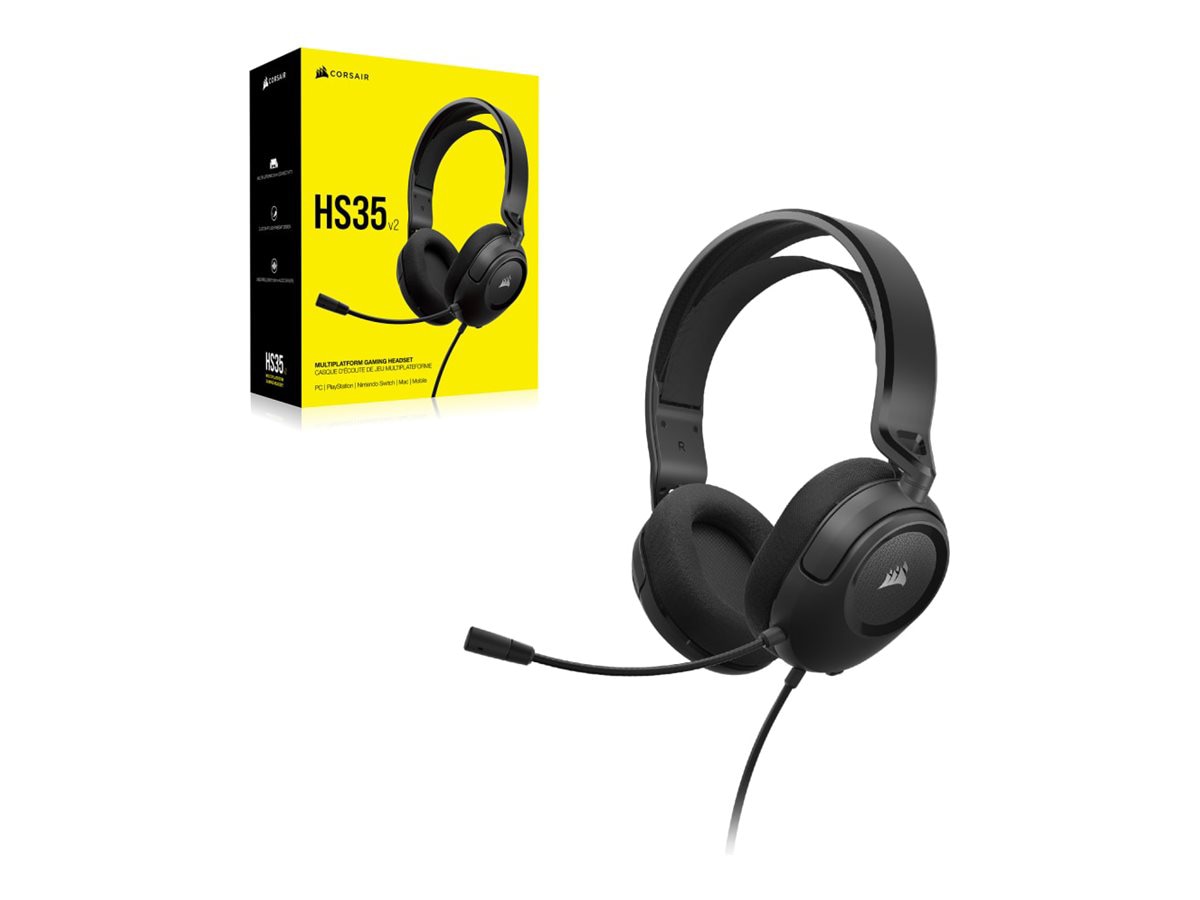 Auriculares Gaming CORSAIR HS35 v2 Multiplatform Gaming Headset - vista 2