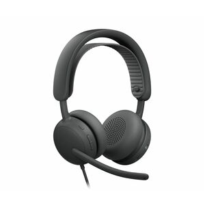 Auriculares Logitech Zone Wired 2 Cableado Sobre la cabeza, Sobre la oreja Estéreo - Grafito - Certificación M - imagen 8
