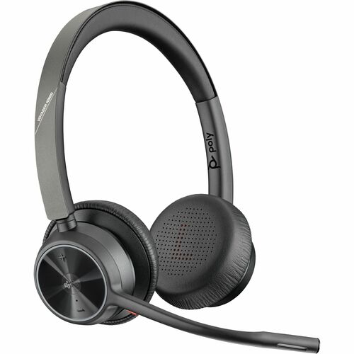 Auriculares Poly Voyager 4300 UC 4320 Con cable/Inalámbrico Sobre la oreja, Sobre la cabeza Estéreo - Negro -  - imagen 3