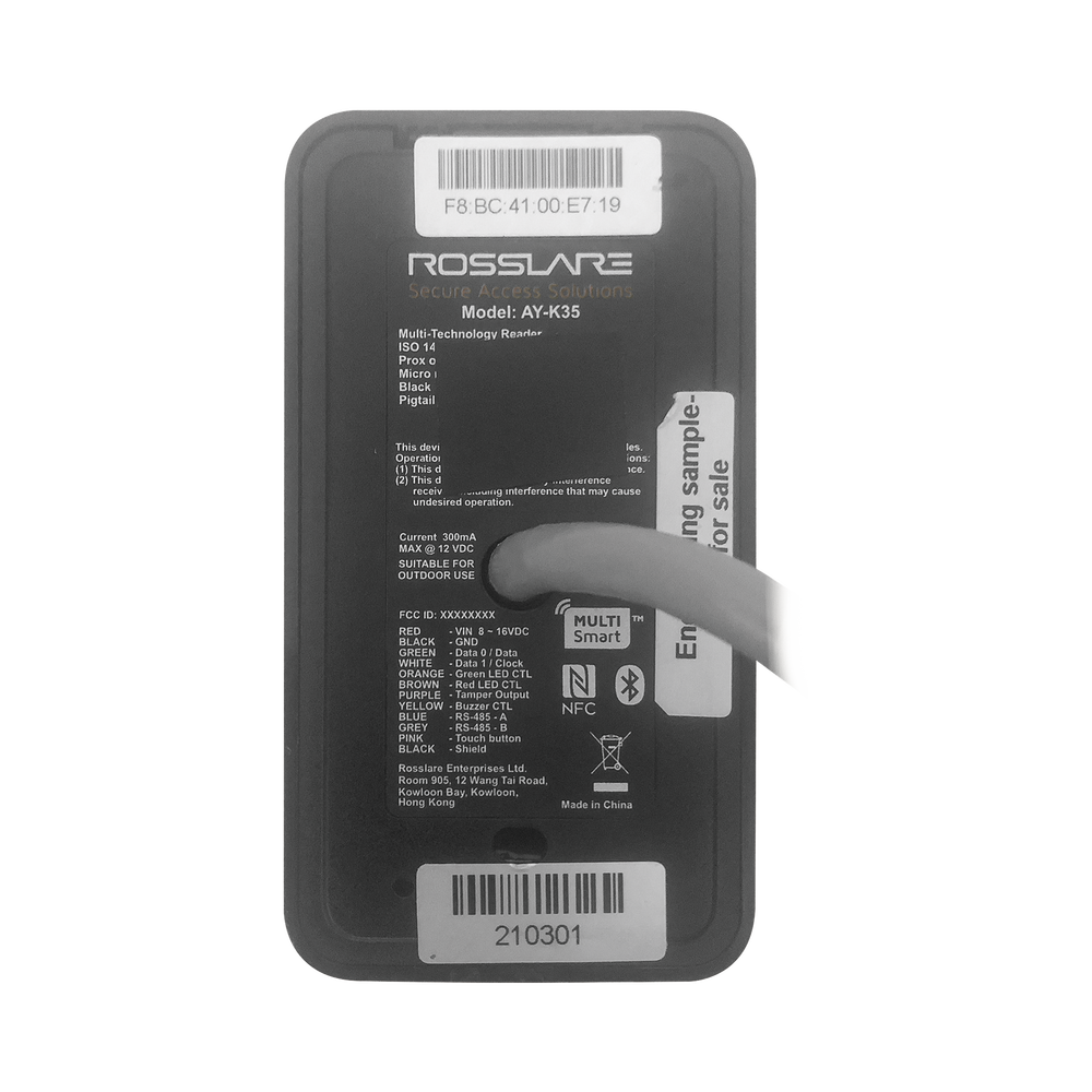 Lector Multitecnologias Rosslare Security Products AYK35