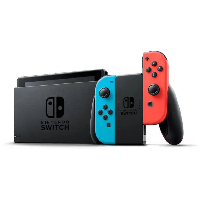 Nintendo Switch V2 – Azul / Neón Rojo