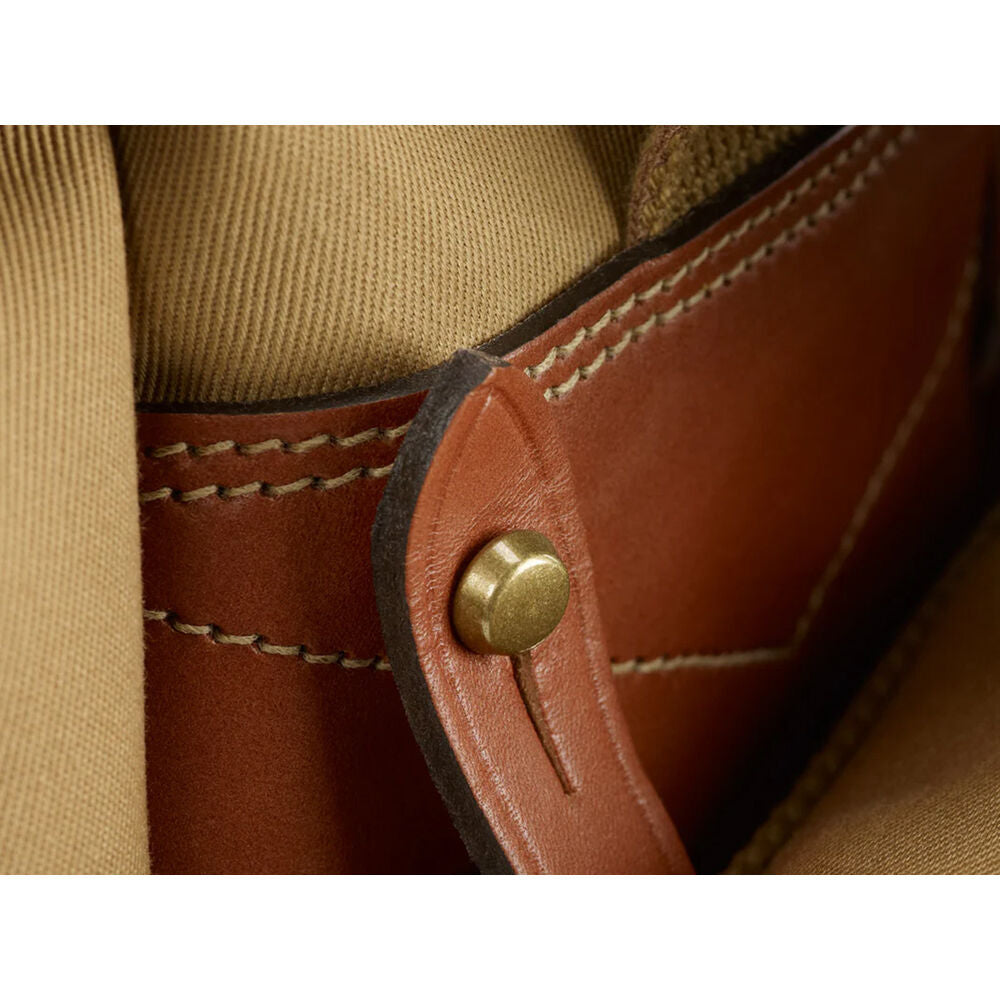 Bandolera Billingham 550 (Khaki Canvas / Beige Leather Trim, 21.5L) - vista frontal