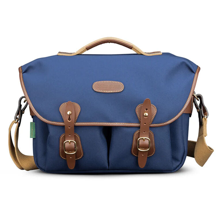 Bandolera Billingham Hadley One (Navy FibreNyte y Chocolate Leather) - vista principal