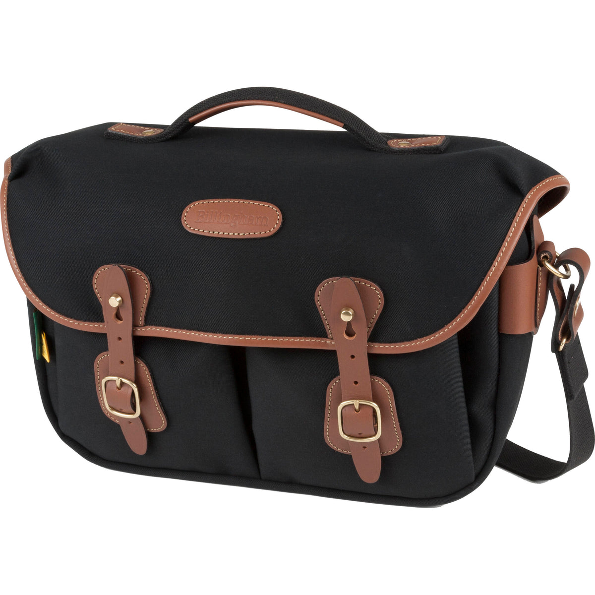 Bandolera Billingham Hadley Pro 2020 (Negro Canvas y Beige Leather Trim) - vista principal