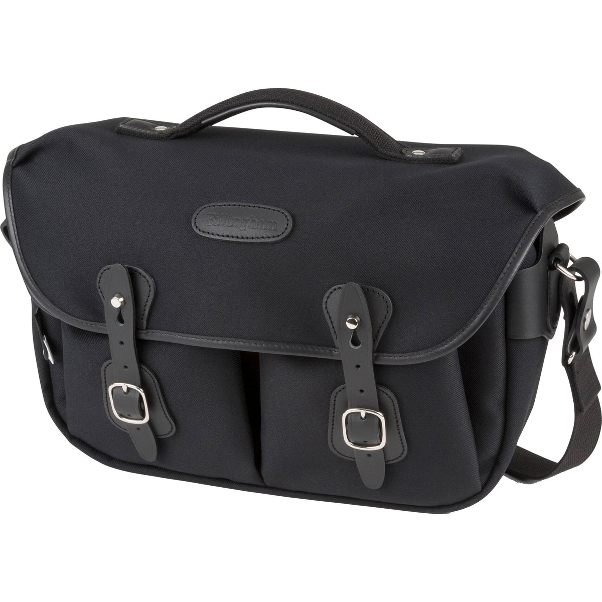 Bandolera Billingham Hadley Pro 2020 (Negro FibreNyte y Negro Leather Trim) - vista principal
