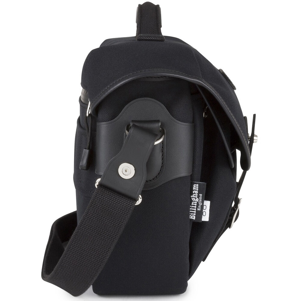 Bandolera Billingham Hadley Pro 2020 (Negro FibreNyte y Negro Leather Trim) - puertos y conexiones