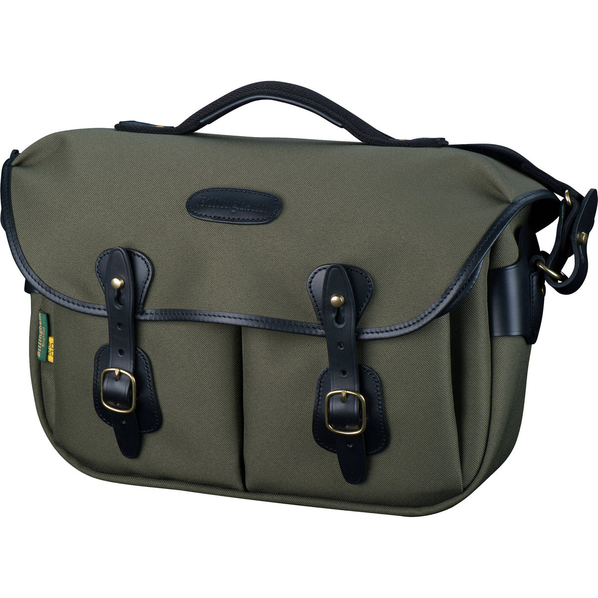 Bandolera Billingham Hadley Pro 2020 (Sage FibreNyte y Negro Leather Trim) - vista principal