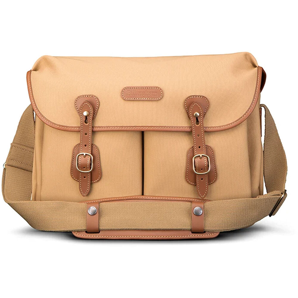 Bandolera Billingham Icon Messenger (Khaki Canvas con Beige Leather Trim, 12L) - vista principal