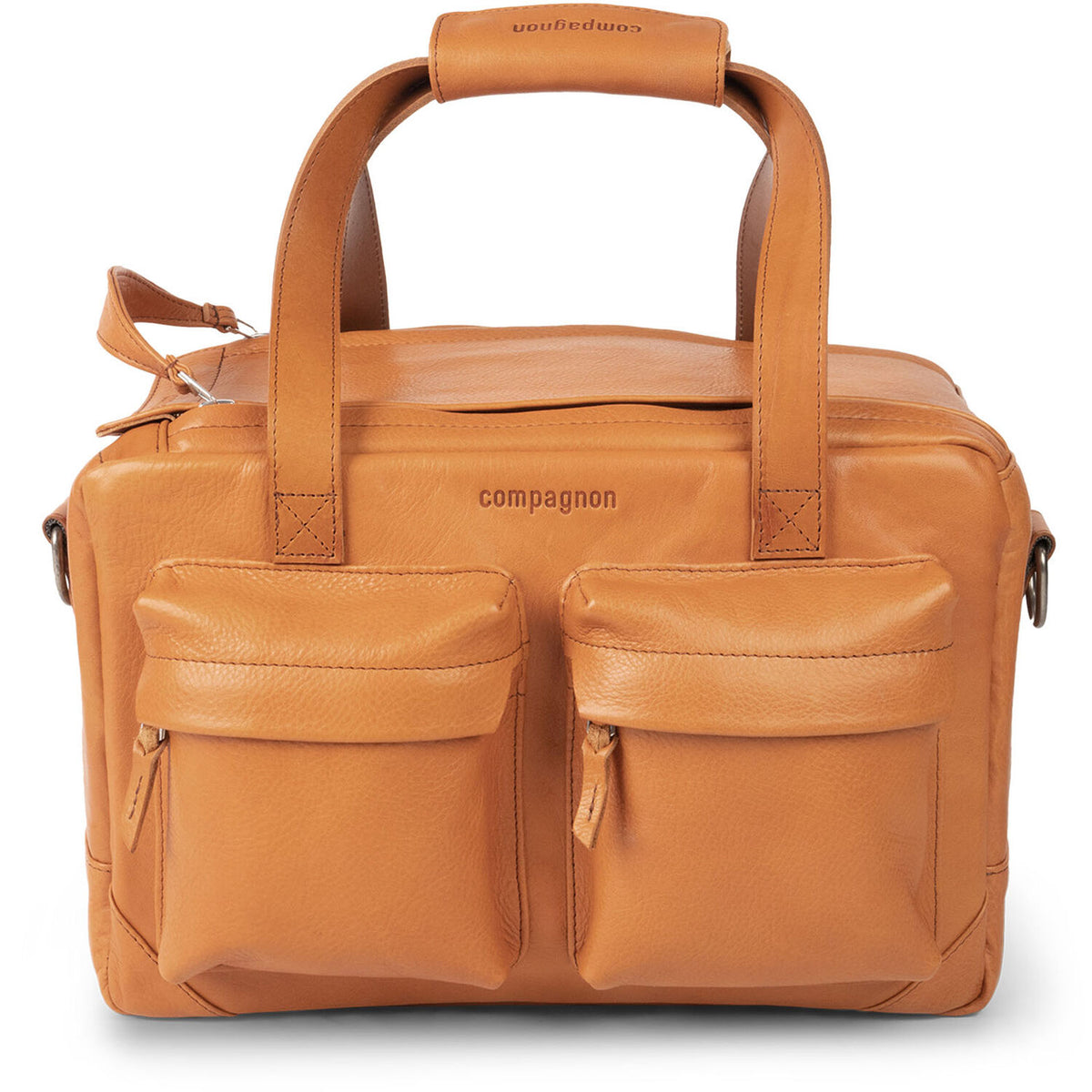 Bandolera compagnon little weekender Gen III (Light Brown) - vista frontal