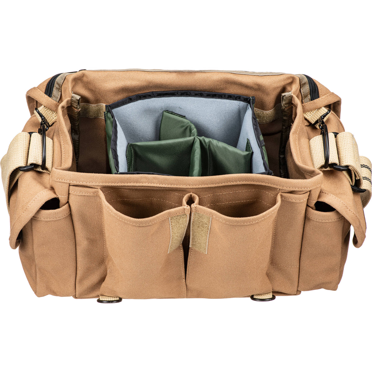 Bandolera Domke F-2 (Canvas, Arena) - vista frontal