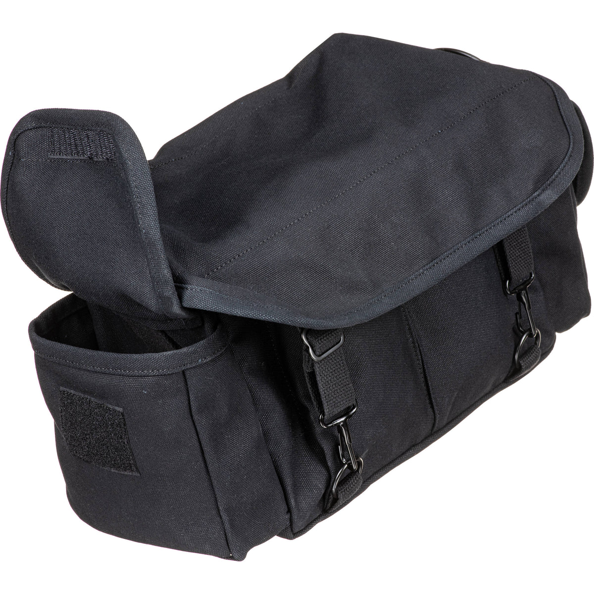 Bandolera Domke F-2 (Canvas, Negro) - en uso