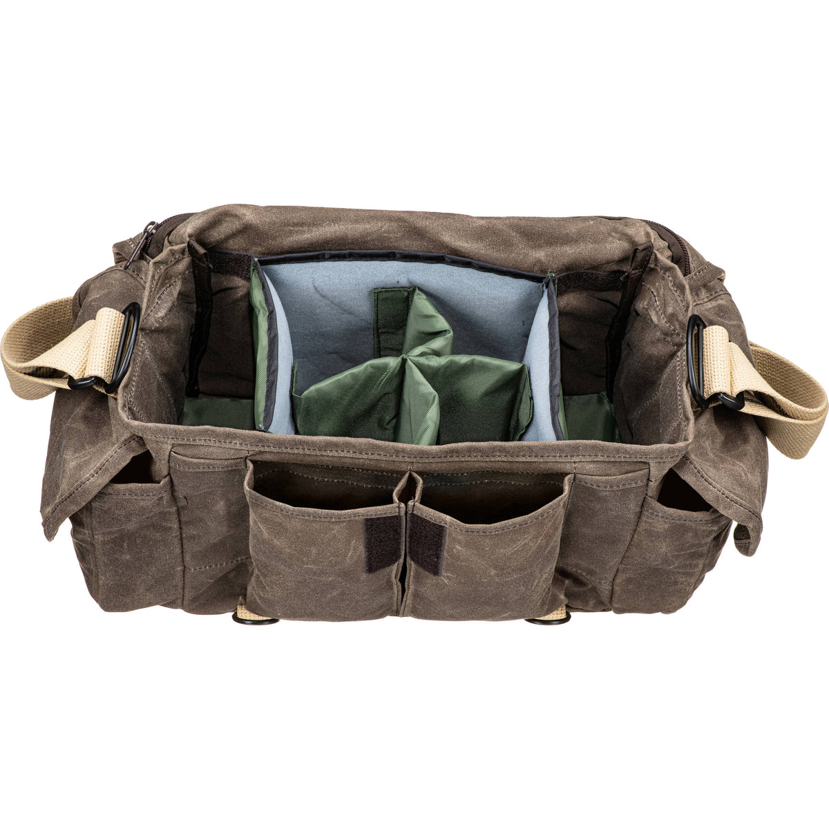 Bandolera Domke F-2 (Ruggedwear, Brown) - vista frontal