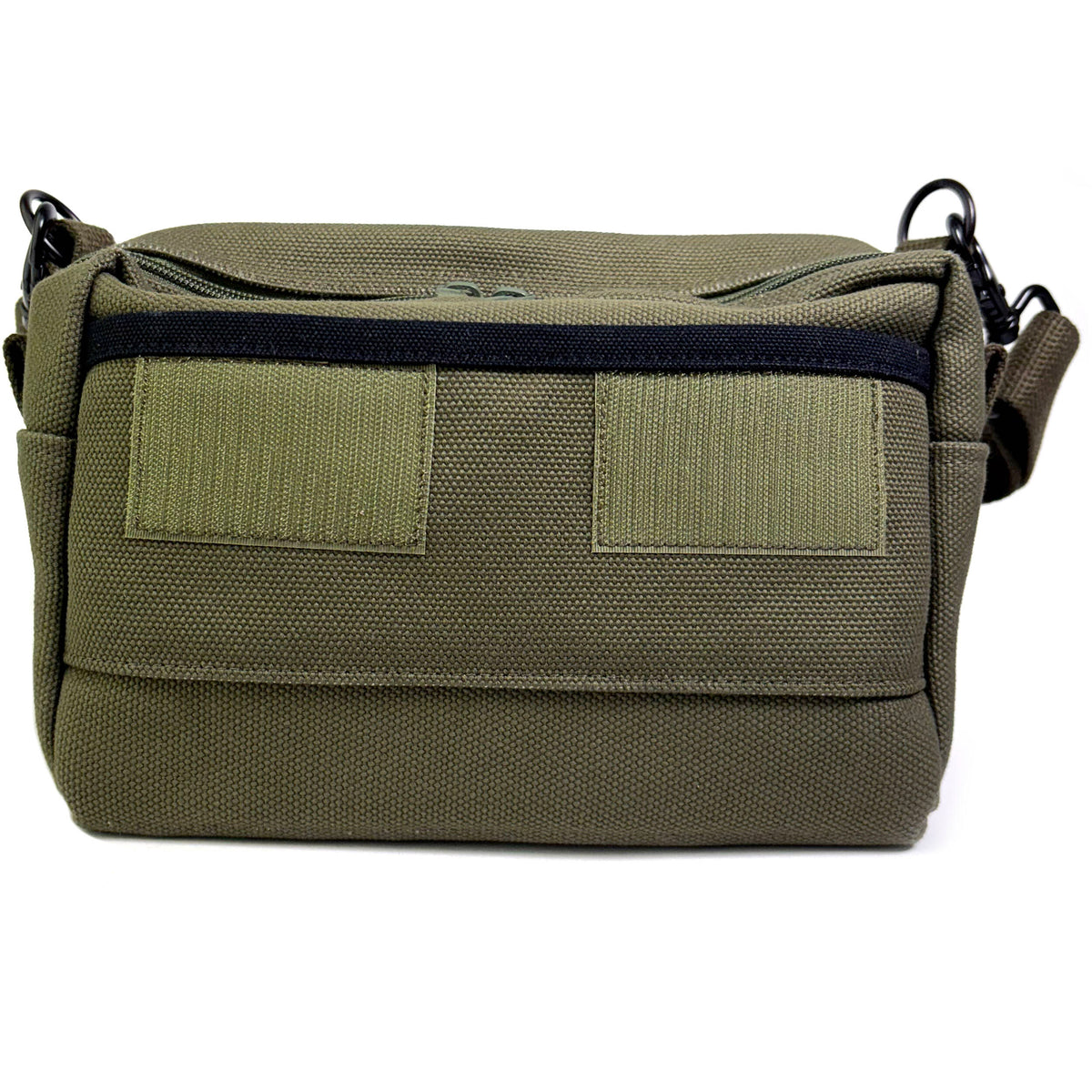 Bandolera Domke F-5XB (Limited Edition Basketweave Verde oliva) - vista lateral